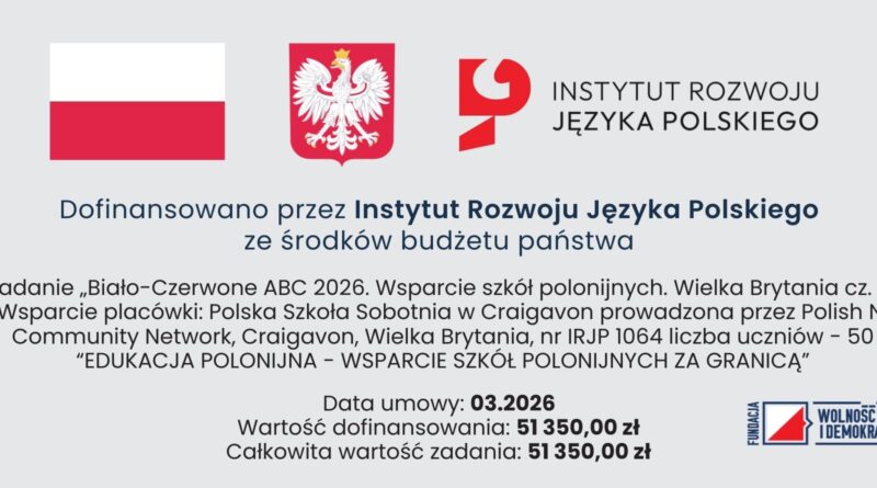 Dofinansowanie z Instytutu Rozwoju Języka Polskiego 2026